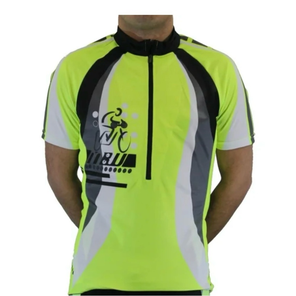 Men’s Cool Plus Cut Short-Sleeve Men's
Bicycle Jerseys Sublimated Print XXL